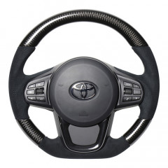 Real SUEDE and CARBON Steering Wheel for Supra (2020-2021) A90