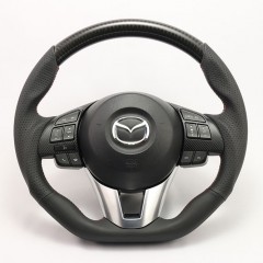 KenStyle Carbon (Type-3) Steering Wheel for 2013+ Mazda3 (Axela)