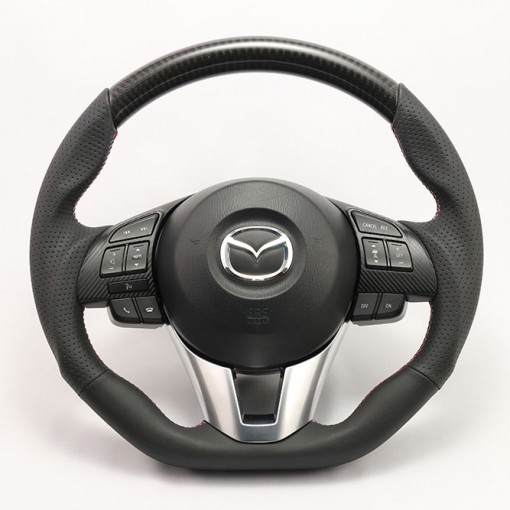 KenStyle Carbon (Type-3) Steering Wheel for 2015+ Mazda CX-3