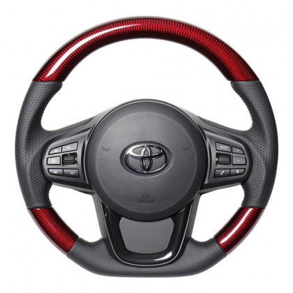 Real Red Carbon Steering Wheel for Supra (2020-2021) A90
