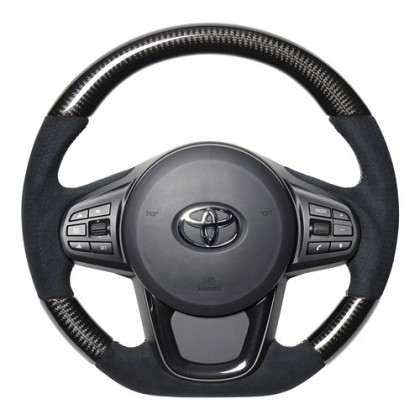 Real SUEDE and CARBON Steering Wheel for Supra (2020-2021) A90
