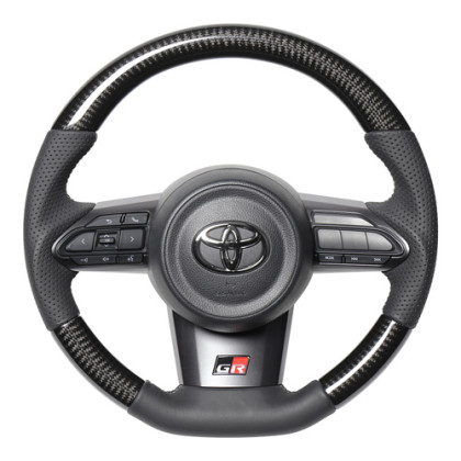 REAL Leather & Carbon Steering Wheel for 2021+ GR Yaris