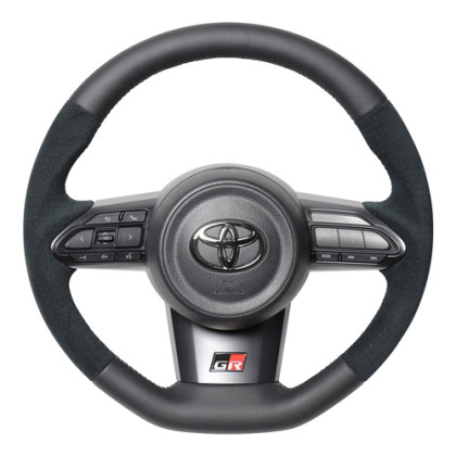 REAL Suede & Leather Steering Wheel for 2021+ GR Yaris
