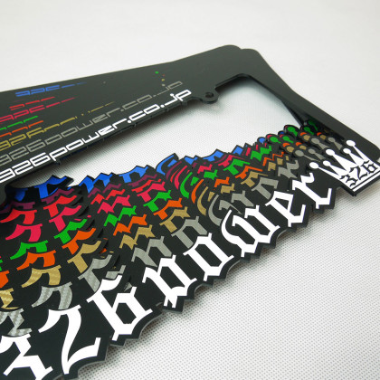 326POWER License Plate Frame