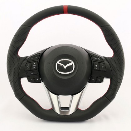 KenStyle Leather (Type4) Steering Wheel for 2015+ Mazda CX3