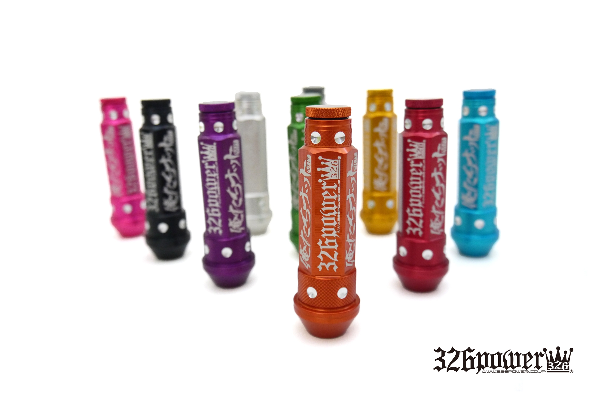326POWER 80MM Lug Nuts M12x1.25 | motiveJAPAN